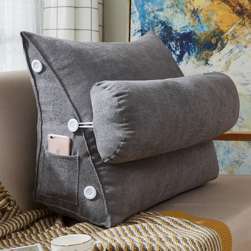 Comfort Wedge Pillow for Back and Neck Support