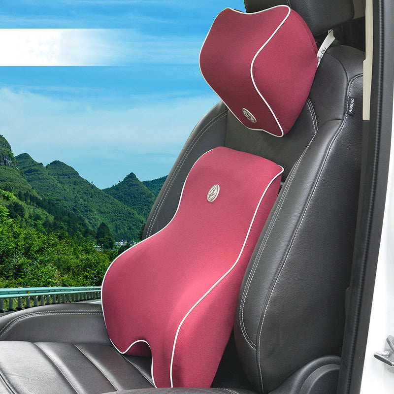 Lumbar Support Memory Foam Back Cushion For Car Seat or Work