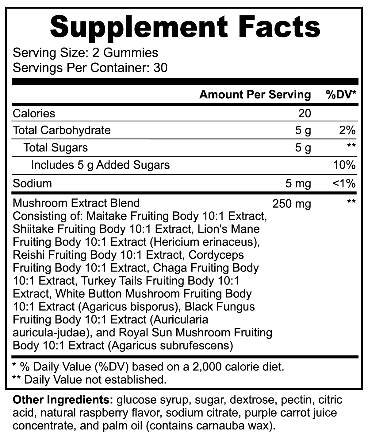 Objects In Motion: Increased Energy Mushroom Extract Gummies