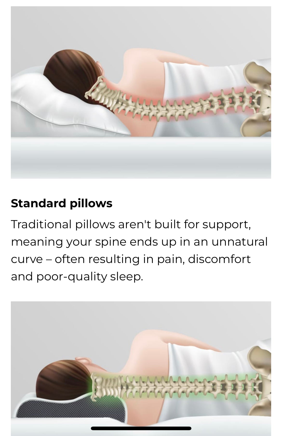 Ol'Reliable- Cervical Spine Pillows For Better Sleep